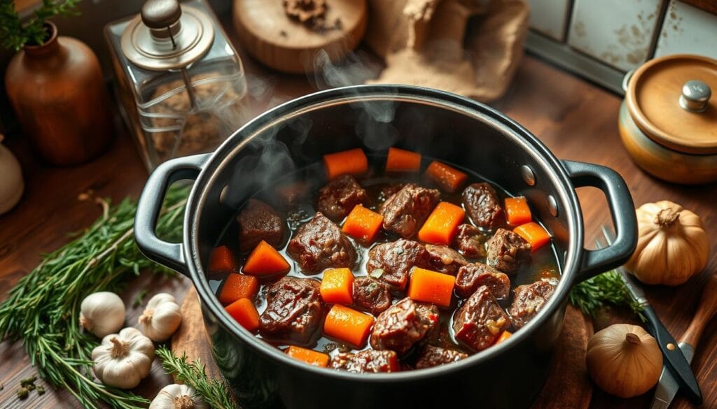 cuisson du boeuf carottes